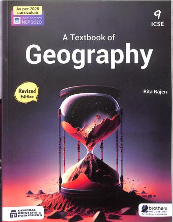 Book cover number 1 for A Textbook Of Geography 9 ICSE (NEP 2020) 2028 written by NA published by Brothers Education