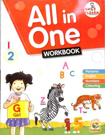 Book cover number 1 for Smile & Learn  All In One Work Book written by NA published by Sunbeam Publishers Pvt. Ltd.