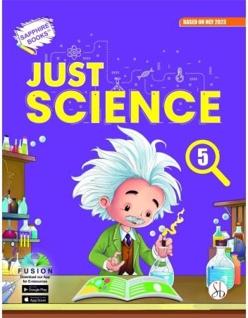 Book cover number 1 for Just Science 5 (NCF 2023) written by NA published by Survi Books International