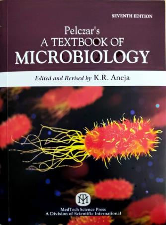Book cover number 1 for Pelczar’s A Textbook Of Microbiology written by K. R. Aneja published by MedTech Science Press