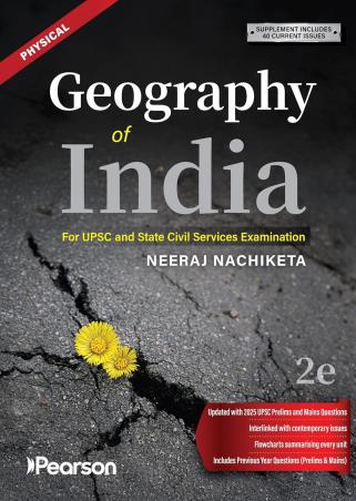 Book cover number 1 for Geography Of India written by Neeraj Nachiketa published by Pearson Education