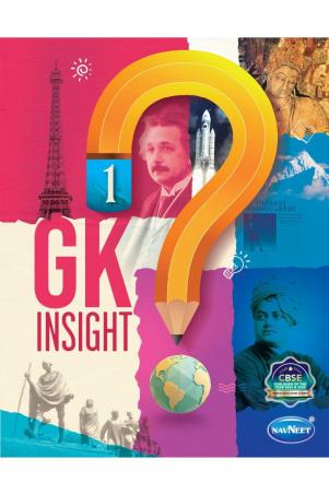 Book cover number 1 for GK Insight 1 (CBSE) written by NA published by Navneet Education Limited