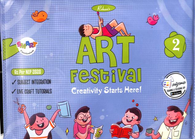 Book cover number 1 for Art Festival 2 (NEP 2020) written by NA published by Rohan Book Company Pvt Ltd