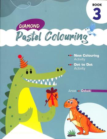 Book cover number 1 for Diamond Pastel Colouring 3 written by Debaki published by Sishu Ratnasagar