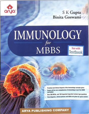 Book cover number 2 for Textbook Of Medical Biochemistry (Free Immunology For MBBS) 3rd Edition written by S. K. Gupta, Binita Goswami published by Arya Publishing Company