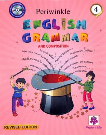 Book cover number 1 for Periwinkle English Grammar & Composition 4 written by NA published by Periwinkle Books