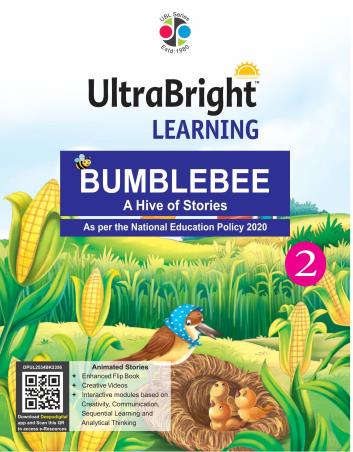 Book cover number 1 for Ultra Bright Learning Bumblebee 2 (A Hive Of Stories) NEP 2020 written by NA published by Deepu Prakashan