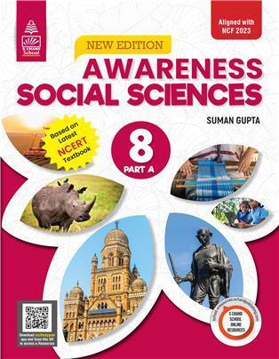 Book cover number 1 for Awareness Social Sciences 8 Part A CBSE (NCF 2023) written by Suman Gupta published by S. Chand Publishing