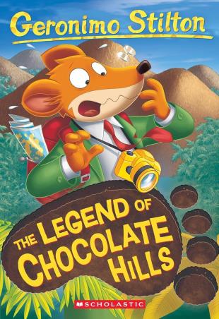 Book cover number 1 for Geronimo Stilton -85 : The Legend Of Chocolate Hills written by Elisabetta Dami published by Scholastic