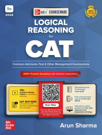Book cover number 1 for Courseware On Logical Reasoning For CAT (2026) written by Arun Sharma published by McGraw Hill Education Private Limited
