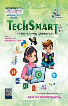 Book cover number 1 for Tech Smart 3 (NEP 2020 & NCF 2023) written by NA published by Five Fingers Education Pvt. Ltd.