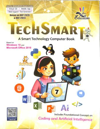 Book cover number 1 for Tech Smart 7 (NEP 2020 & NCF 2023) written by NA published by Five Fingers Education Pvt. Ltd.