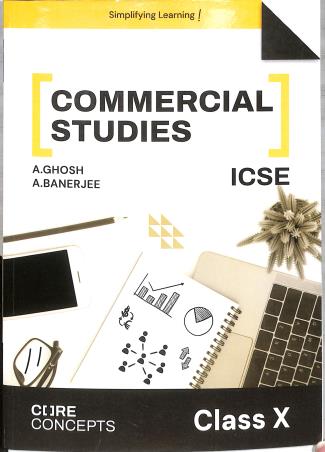 Book cover number 1 for Commercial Studies 10 ICSE (2026 Edition) written by A. Banerjee, A. Ghosh published by Oswal Publishers