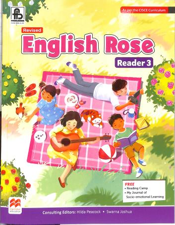Book cover number 1 for Revised English Rose Reader 3 (CISCE) written by NA published by Frank Bros. & Co.