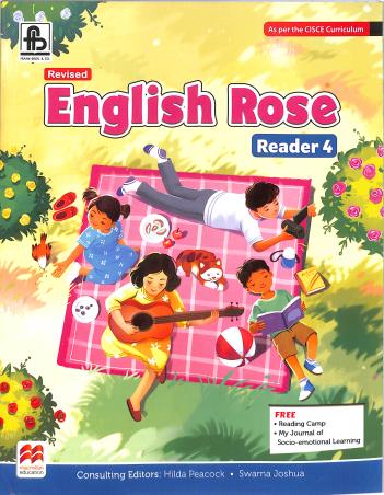 Book cover number 1 for Revised English Rose Reader 4 (CISCE) written by NA published by Frank Bros. & Co.