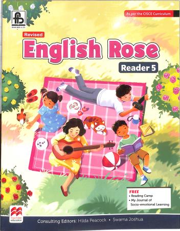Book cover number 1 for Revised English Rose Reader 5 (CISCE) written by NA published by Frank Bros. & Co.