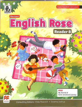 Book cover number 1 for Revised English Rose Reader 8 (CISCE) written by NA published by Frank Bros. & Co.