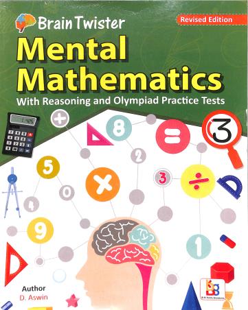 Book cover number 1 for Brain Twister Mental Mathematics 3 (Revised Edition) written by NA published by B. B. Kundu Grandsons