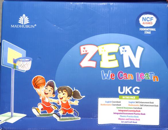 Book cover number 1 for Zen : We Can Learn Box - UKG (Without Hindi) written by NA published by Madhubun Educational Books