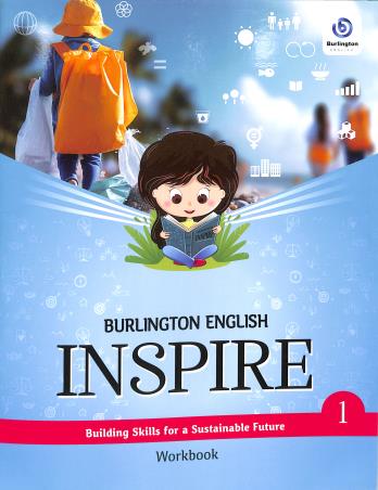 Book cover number 1 for Burlington English Inspire Workbook 1 written by NA published by Burlington Books
