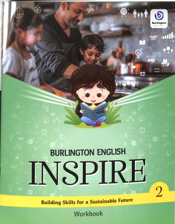 Book cover number 1 for Burlington English Inspire Workbook 2 written by NA published by Burlington Books
