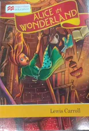 Book cover number 1 for Alice In Wonderland written by Lewis Carroll published by Macmillan Education