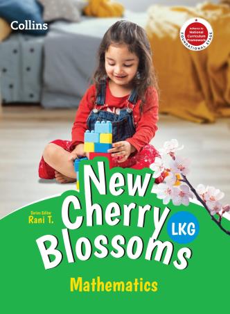 Book cover number 1 for Collins New Cherry Blossoms Mathematics LKG (Foundation Stage) NCF written by NA published by Harper Collins Publishers