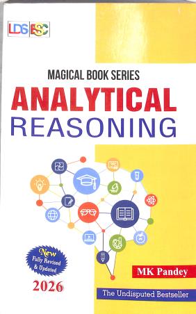 Book cover number 1 for Analytical Reasoning (Magical Book Series) 2026 written by M. K. Pandey published by BSC Publishing Co. Pvt. Ltd.