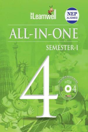 Book cover number 1 for New Learnwell All-In-One 4 (Semester-1) NEP written by NA published by Holy Faith International (P) Ltd
