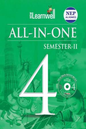 Book cover number 1 for New Learnwell All-In-One 4 (Semester-2) NEP written by NA published by Holy Faith International (P) Ltd