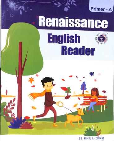 Book cover number 1 for Renaissance English Reader Primer A (NEP &  NCF) written by NA published by B. B. Kundu & Co.
