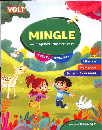 Book cover number 1 for Mingle UKG (An Integrated Semester Series) Semester 1 written by NA published by Viva Volt