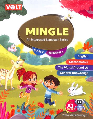 Book cover number 1 for Mingle Class 2 (An Integrated Semester Series) Semester 1 written by NA published by Viva Volt