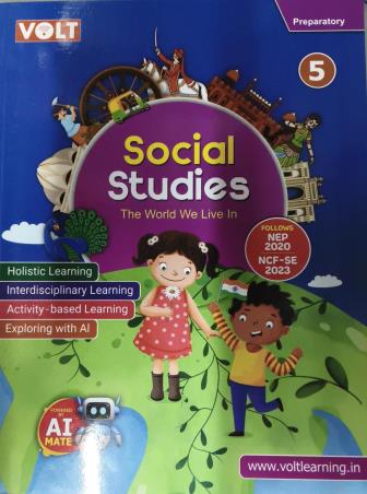 Book cover number 1 for Social Studies Book 5 (QR Code Edition) written by NA published by Viva Volt
