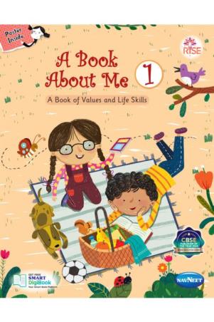 Book cover number 1 for A Book About Me 1 (A Book Of Values And Life Skills) written by NA published by Navneet Education Limited