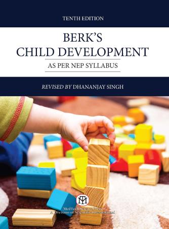 Book cover number 1 for Berk's Child Development (NEP) written by Dhananjay Singh published by MedTech Science Press