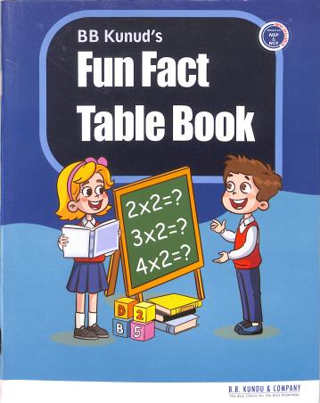 Book cover number 1 for B B Kundu's Fun Fact Table (NEP & NCF) written by NA published by B. B. Kundu & Co.