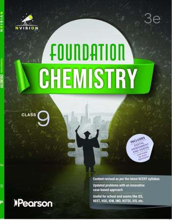 Book cover number 1 for Nvision Foundation Chemistry Grade 9 (2026) written by Prashant Jain, Ashutosh Gautam published by Pearson Education