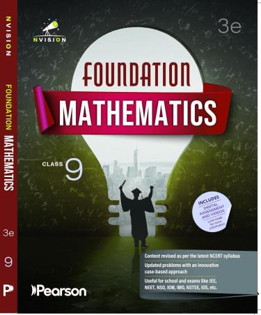 Book cover number 1 for Nvision Foundation Mathematics Grade 9 (2026) written by Ajay Singh, Prashant Jain published by Pearson Education