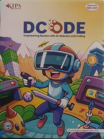 Book cover number 1 for Dcode 3 (NEP & NCF) written by NA published by Kips Learning Pvt. Ltd