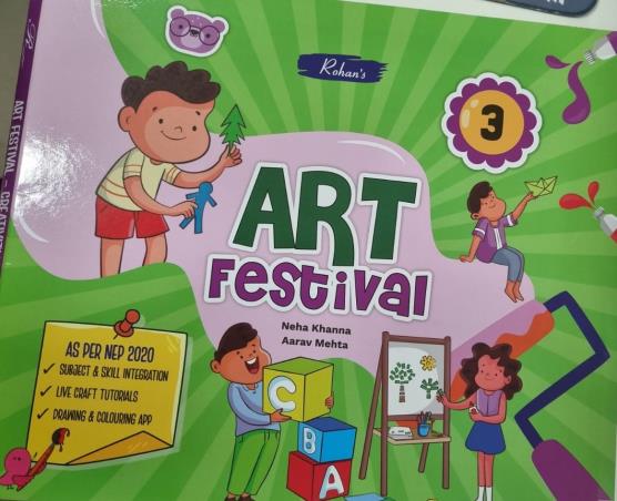Book cover number 1 for Art Festival 3 (NEP 2020) written by NA published by Rohan Book Company Pvt Ltd