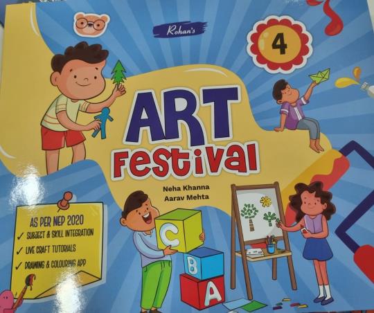 Book cover number 1 for Art Festival 4 (NEP 2020) written by NA published by Rohan Book Company Pvt Ltd