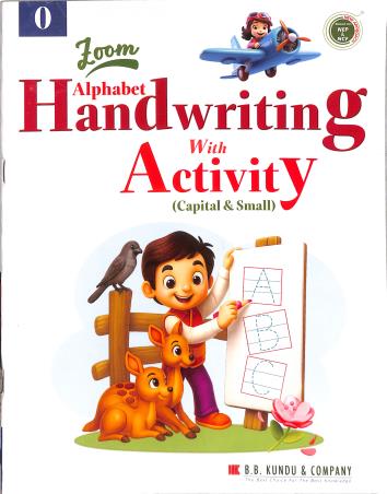 Book cover number 1 for Zoom Alphabet Handwriting With Activity 0 (Capital & Small) written by NA published by B. B. Kundu & Co.