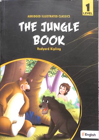 Book cover number 1 for The Jungle book Level 1 written by NA published by English Press