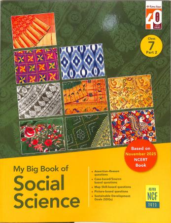 Book cover number 2 for My Big Book Of Social Science Class 7 Part 1 & 2 (NCF 2023) written by NA published by Ratna Sagar P. Ltd.