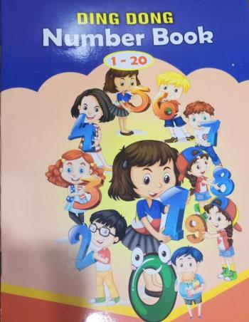 Book cover number 1 for Ding Dong Number Book 1 - 20 written by NA published by Dhar Book Agency