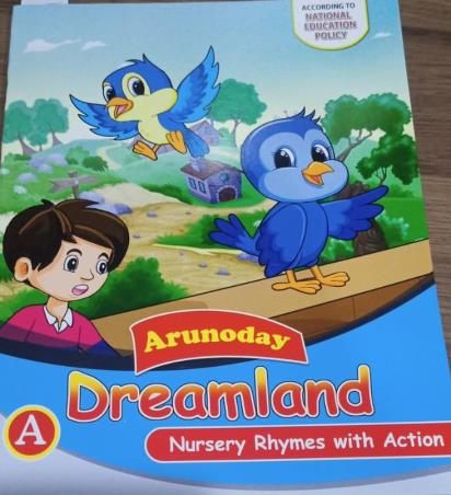 Book cover number 1 for Arunoday Dreamland A - Nursery Rhymes With Action (NEP) written by NA published by Arunoday Prakashan