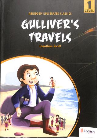 Book cover number 1 for Gulliver's Travels Level 1 written by NA published by English Press
