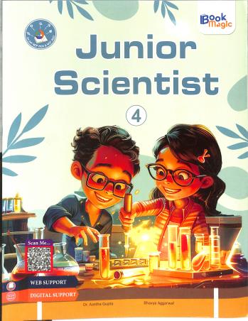 Book cover number 1 for Junior Scientist 4 (NEP 2020 & NCF 2023) written by NA published by Book Magic