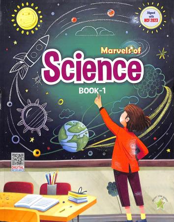 Book cover number 1 for Marvels Of Science Book 1 (NCF 2023) written by NA published by Bright Star Publication